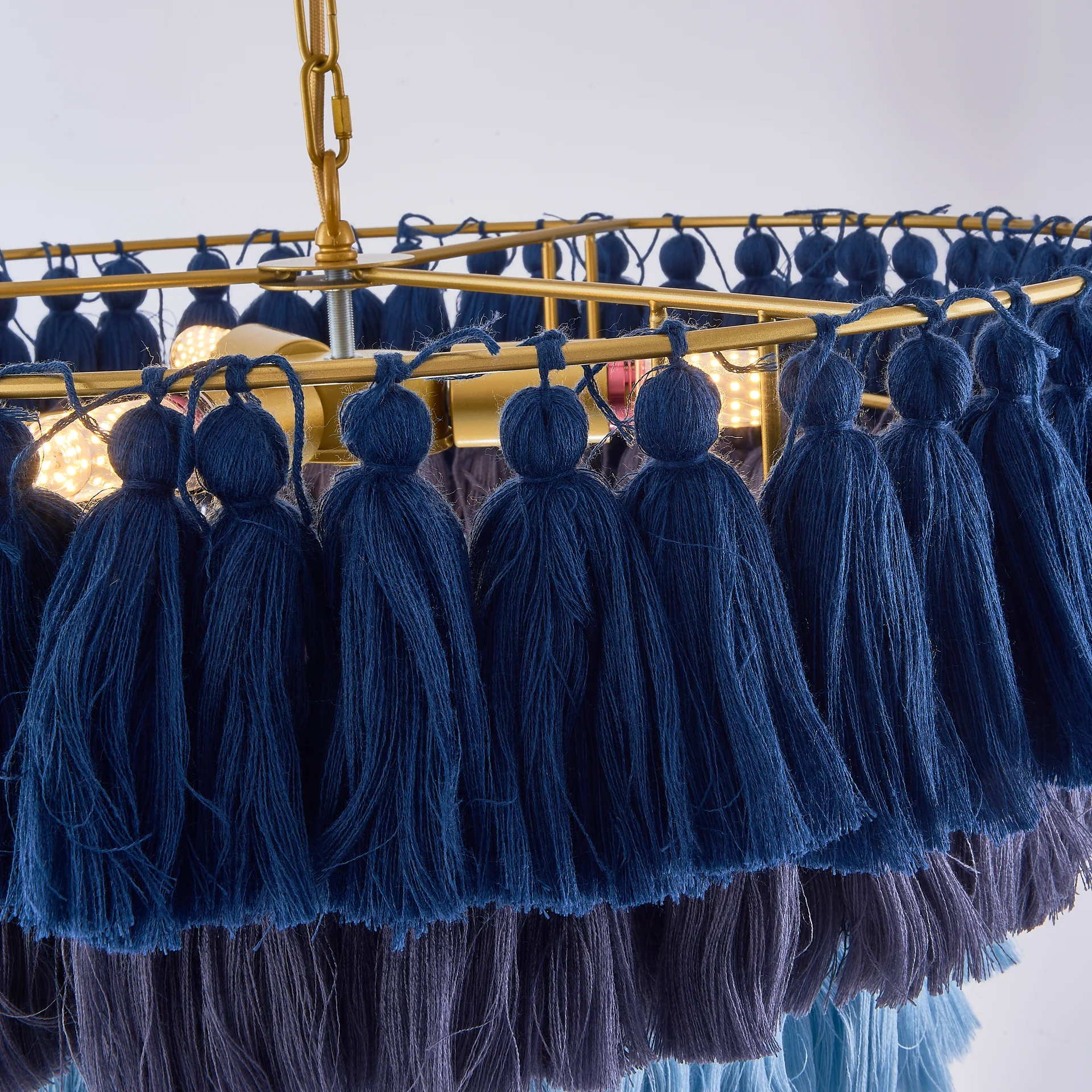 Подвесная люстра TASSEL Синий - миниатюра 8