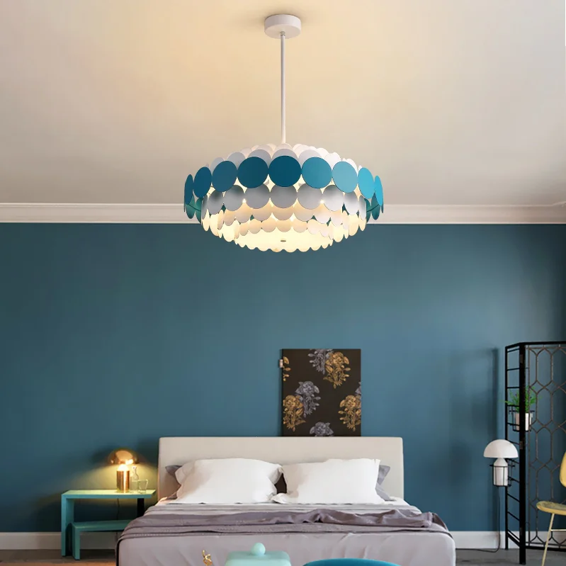 Люстра на штанге ASOLA D80 Blue by ImperiumLoft - миниатюра 7