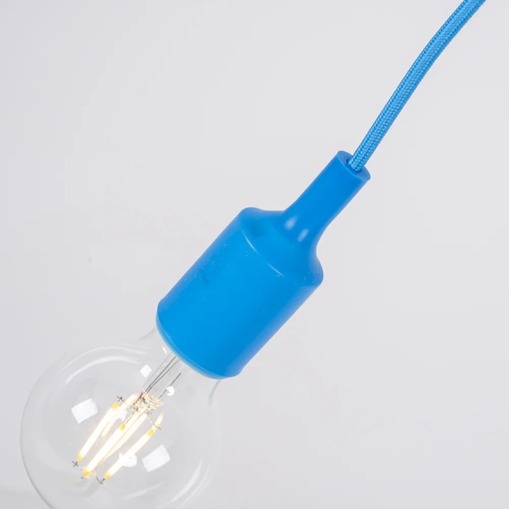 Подвесной светильник Muuto E27 Blue - миниатюра 10