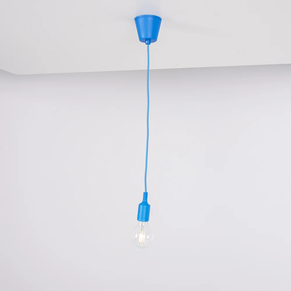 Подвесной светильник Muuto E27 Blue - миниатюра 11