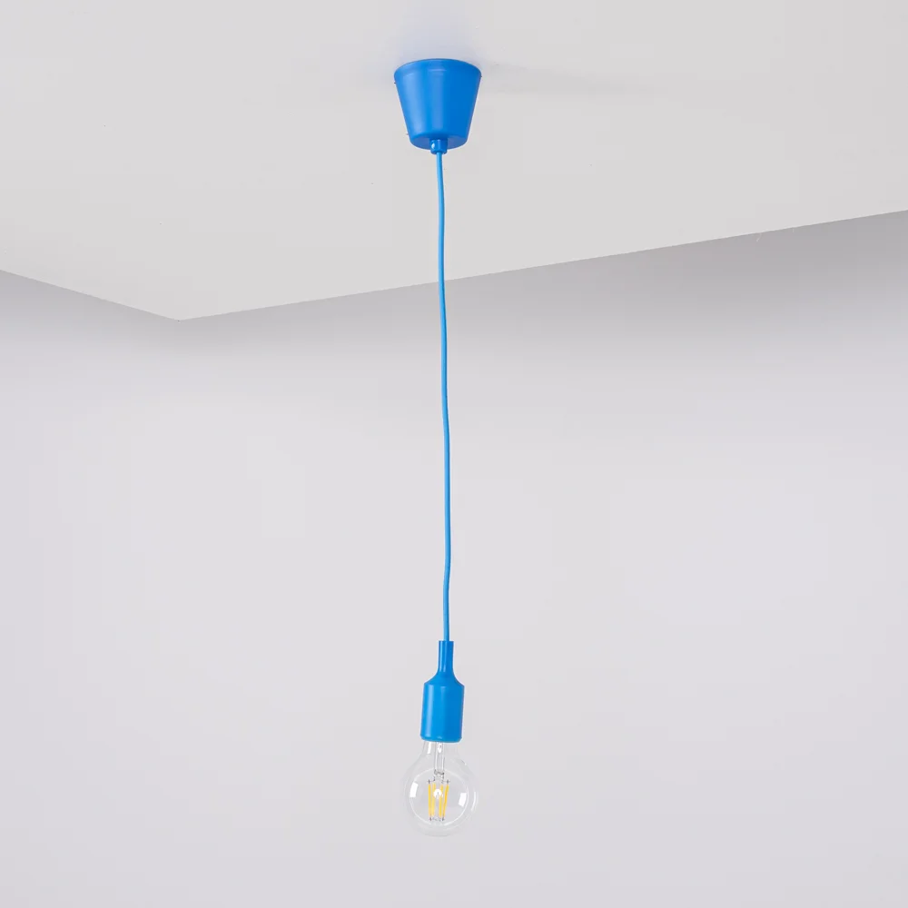 Подвесной светильник Muuto E27 Blue - миниатюра 15