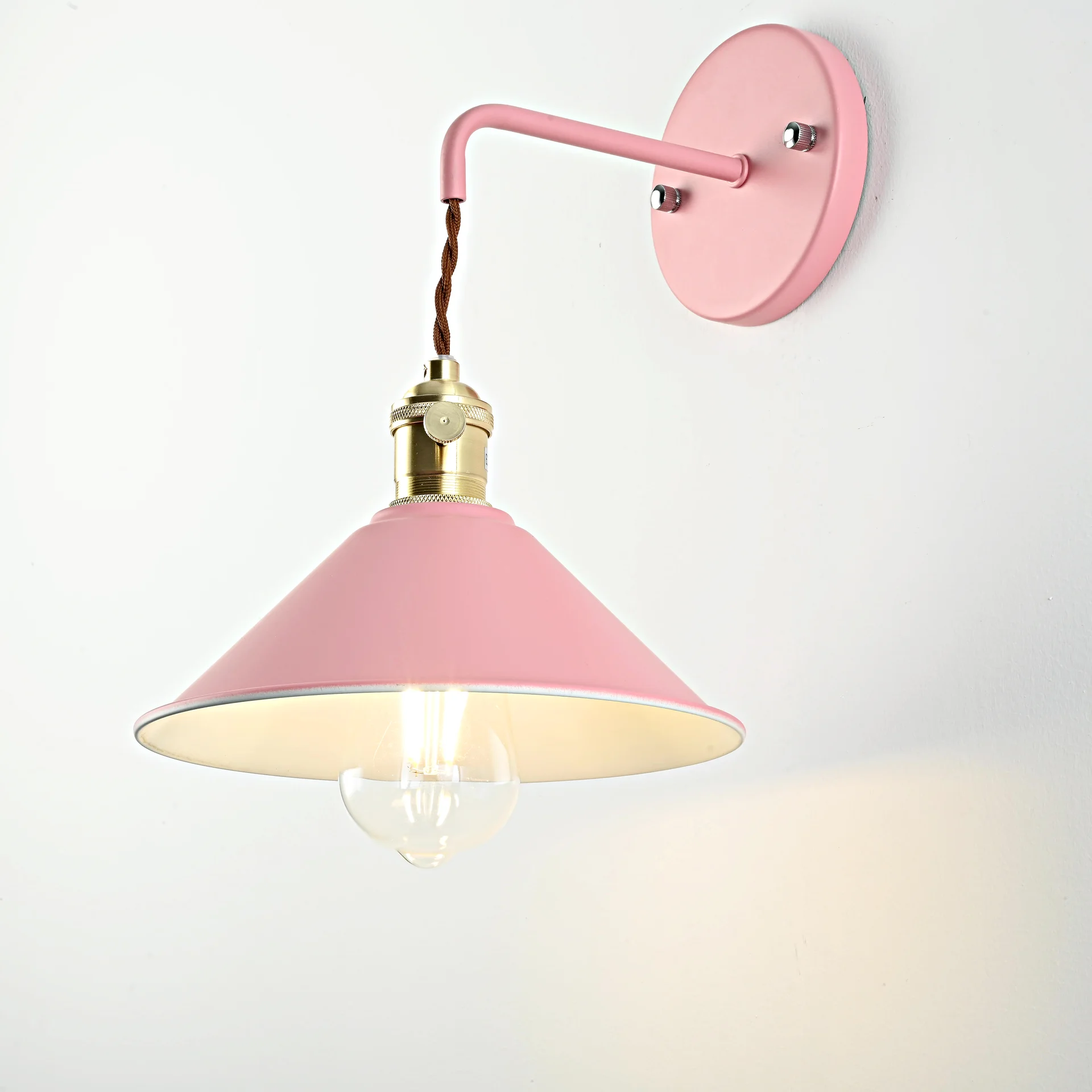 Бра с подвесным плафоном BRAID WALL Pink - миниатюра 9