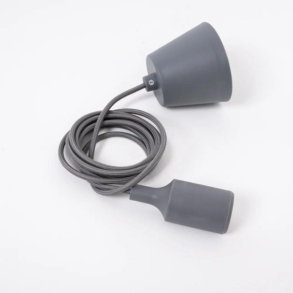 Подвесной светильник Muuto E27 Grey - миниатюра 2