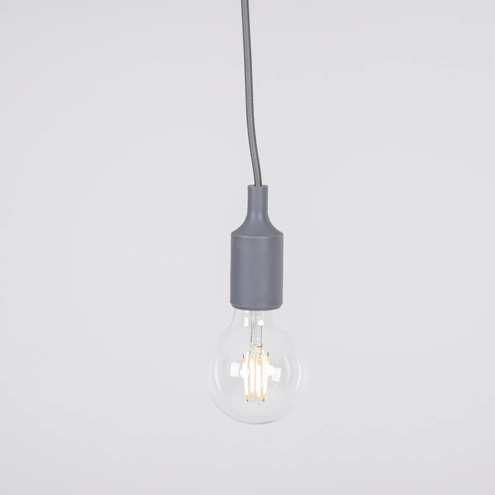 Подвесной светильник Muuto E27 Grey - миниатюра 6
