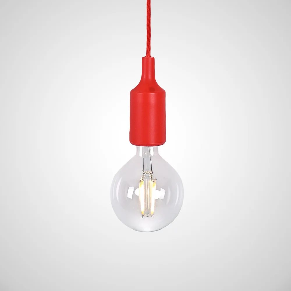 Подвесной светильник Muuto E27 Red - изображение 1