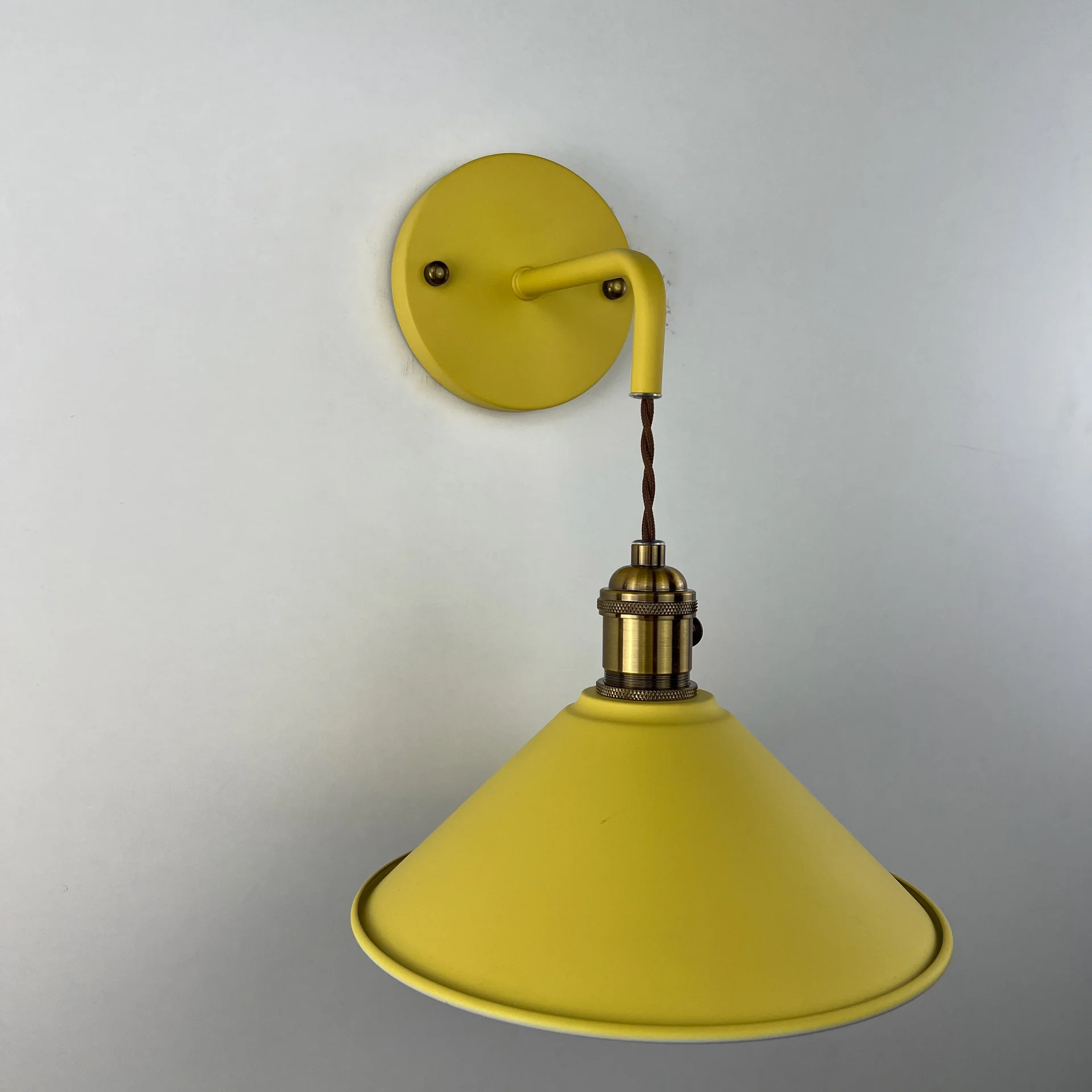 Бра с подвесным плафоном BRAID WALL Yellow - миниатюра 10