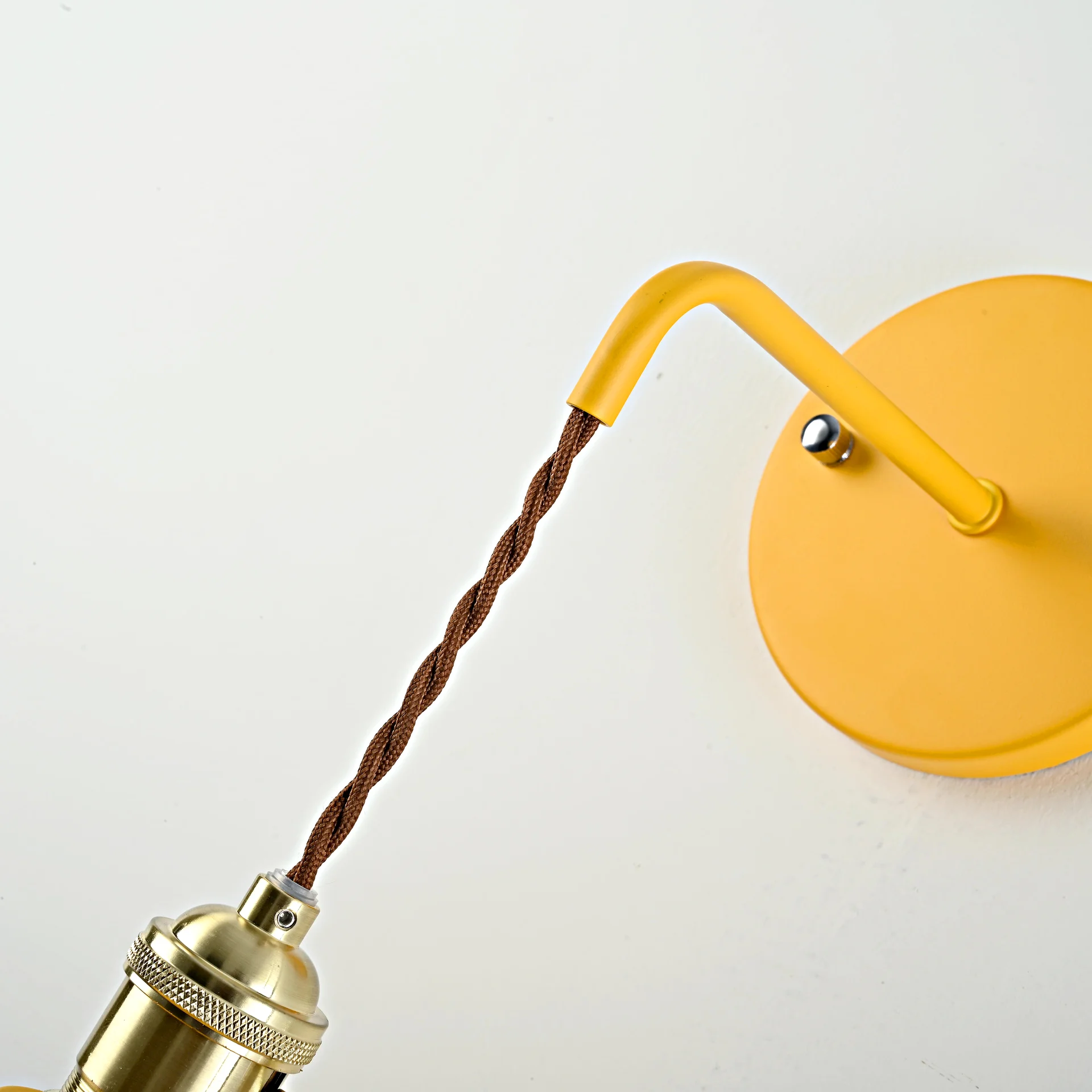 Бра с подвесным плафоном BRAID WALL Yellow - миниатюра 22