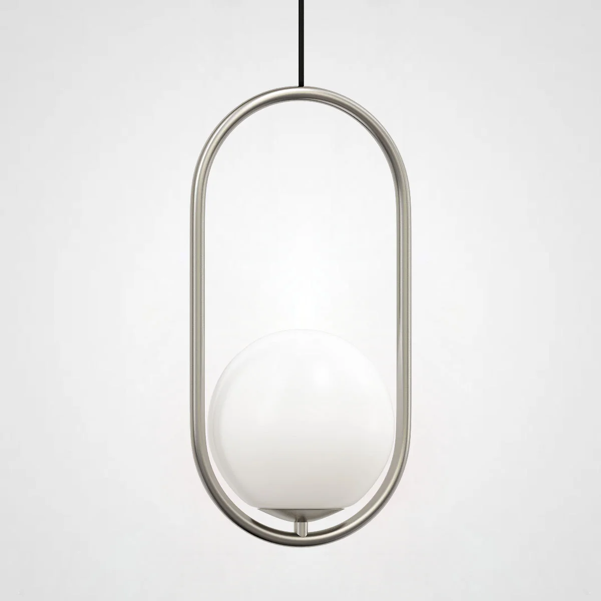 Подвесной светильник Matthew McCormick hoop 40 Silver MILA Pendant - изображение 1