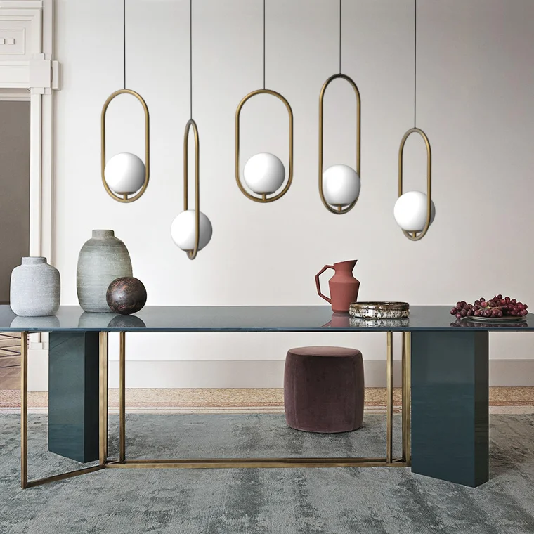 Подвесной светильник Matthew McCormick hoop 40 Silver MILA Pendant - миниатюра 10