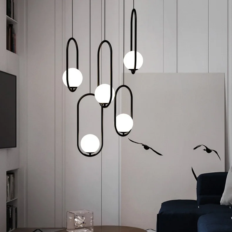 Подвесной светильник Matthew McCormick hoop 40 Silver MILA Pendant - миниатюра 8