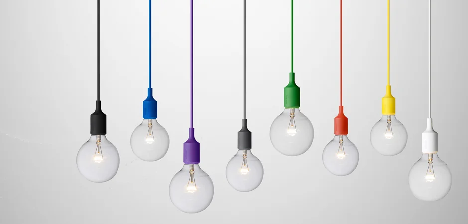 Подвесной светильник Muuto E27 Orange - миниатюра 2