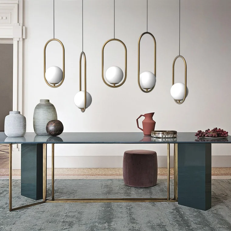 Подвесной светильник Matthew McCormick hoop 50 Silver MILA Pendant - миниатюра 13