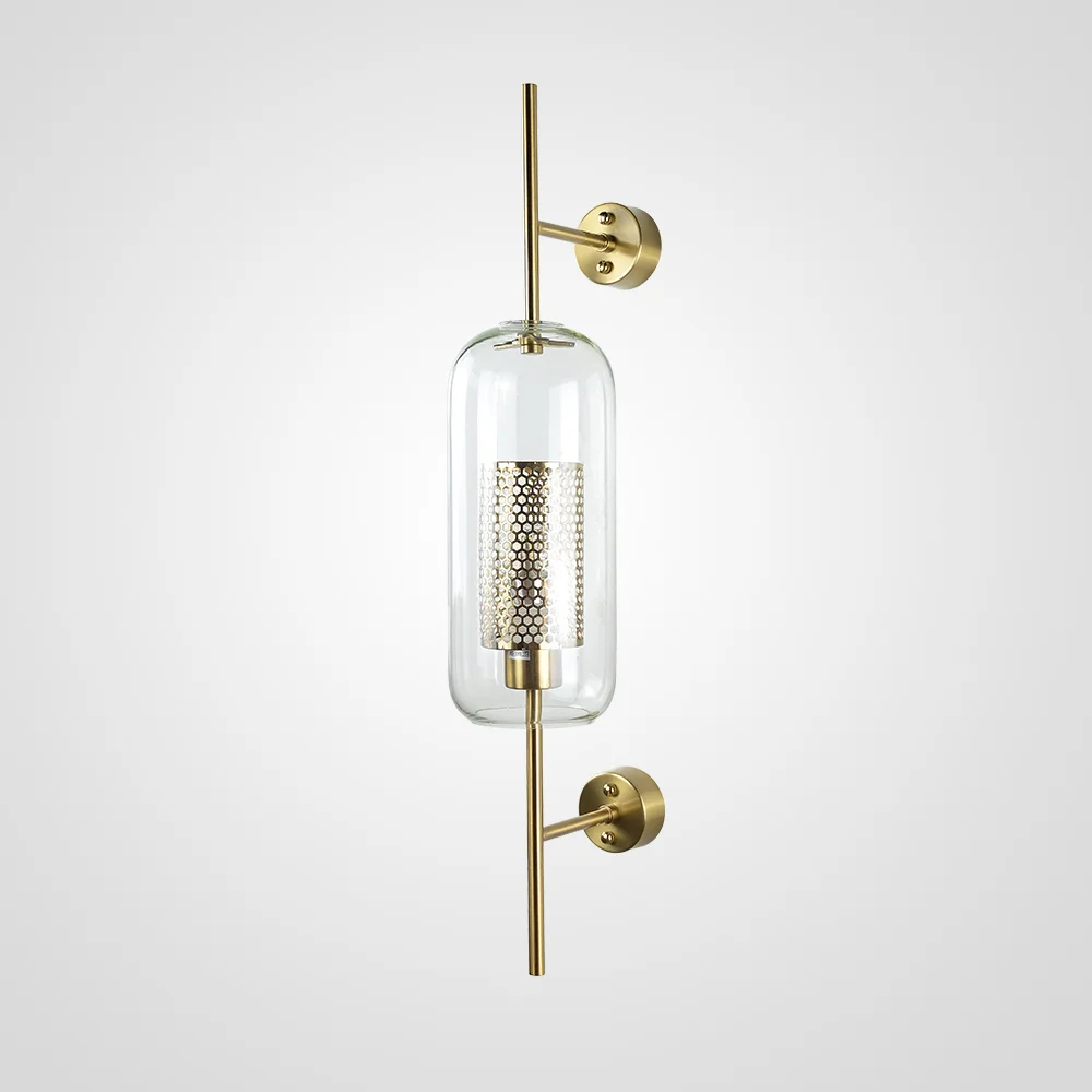 Настенный светильник CATCH WALL cylinder L67 brass - изображение 1