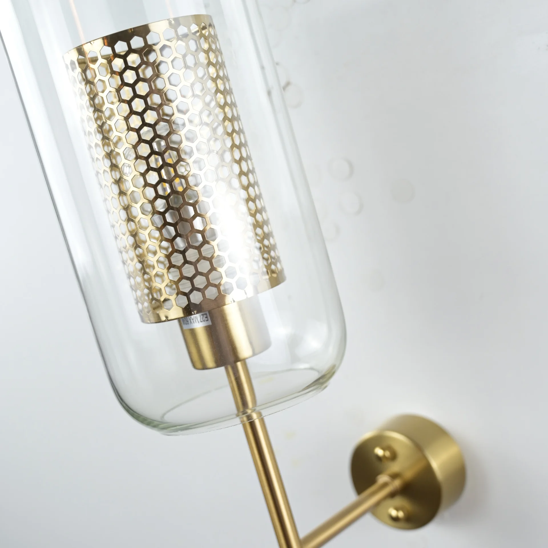 Настенный светильник CATCH WALL cylinder L67 brass - миниатюра 4