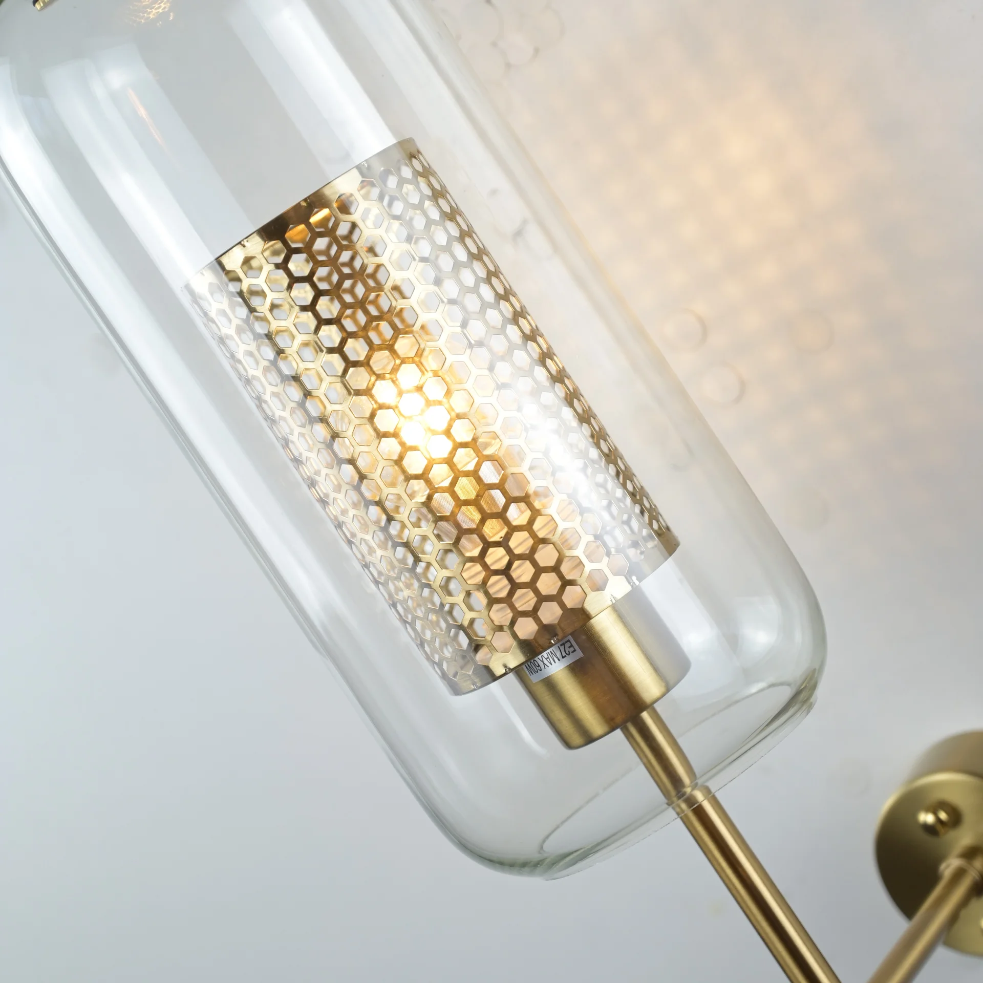 Настенный светильник CATCH WALL cylinder L67 brass - миниатюра 9
