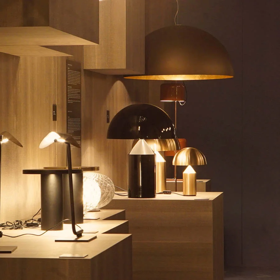 Настольная лампа Atollo Table Lamp white H50 - миниатюра 2