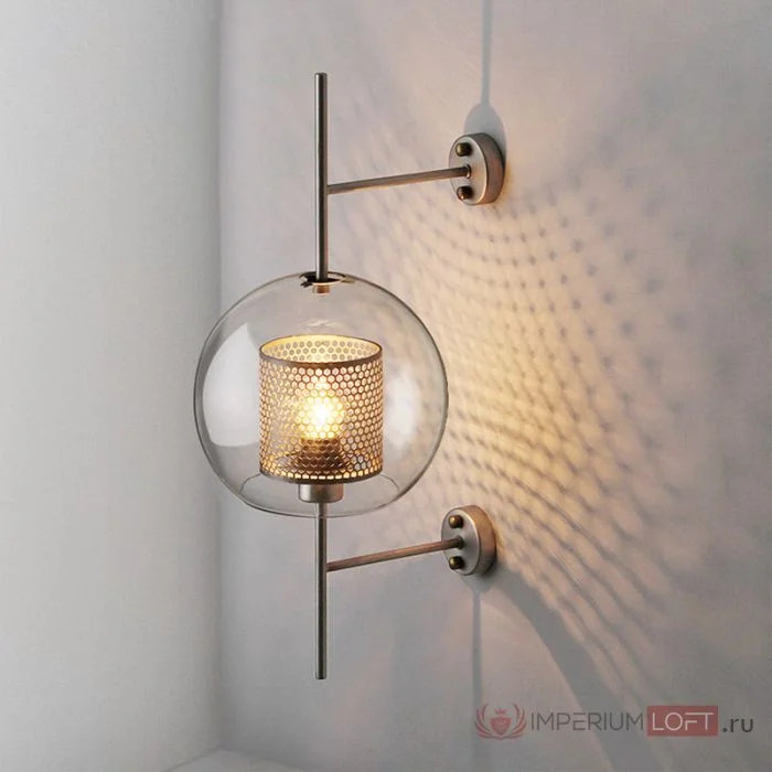 Настенный светильник CATCH WALL cylinder L78 brass - миниатюра 13