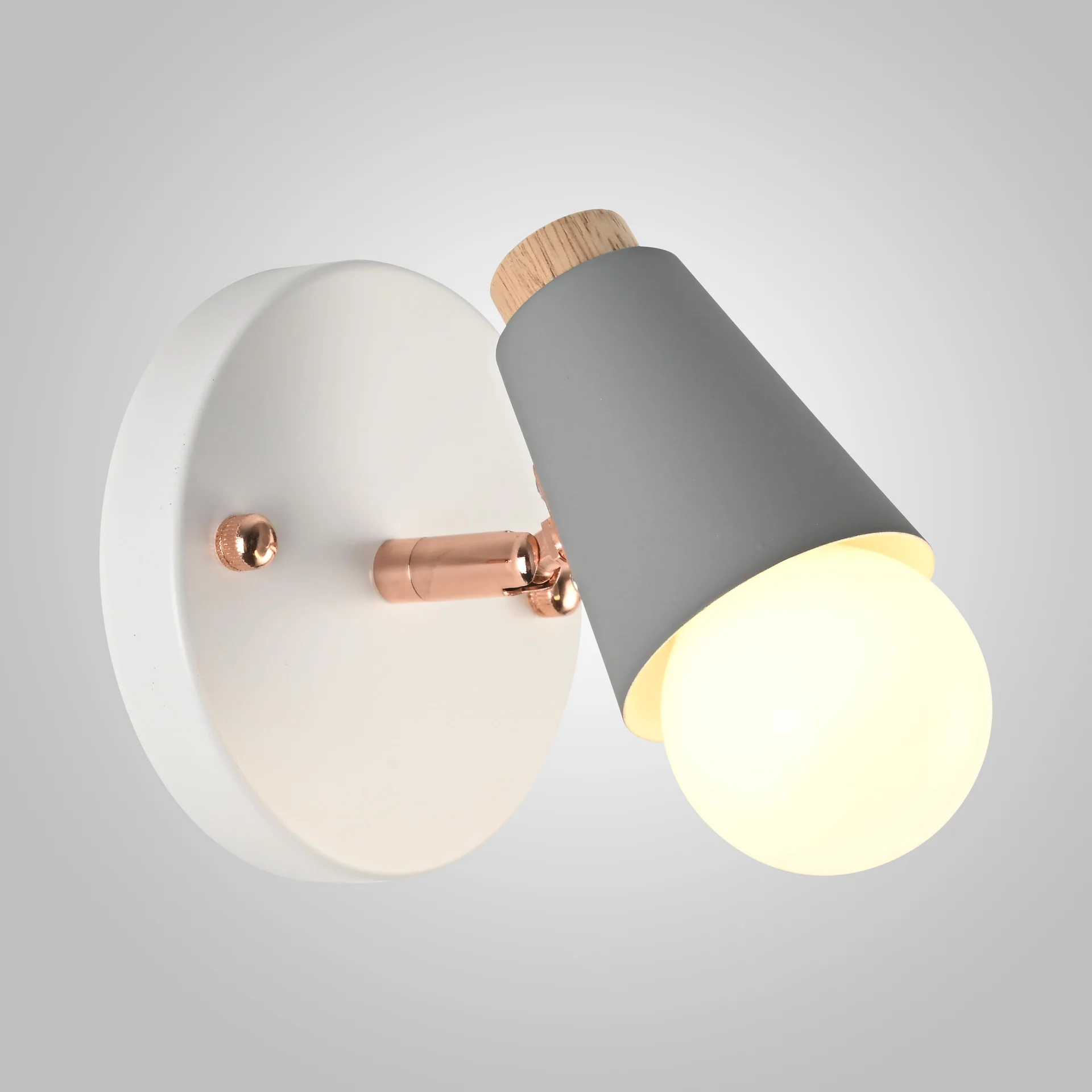Настенный светильник ROTARY WALL Серый - изображение 1
