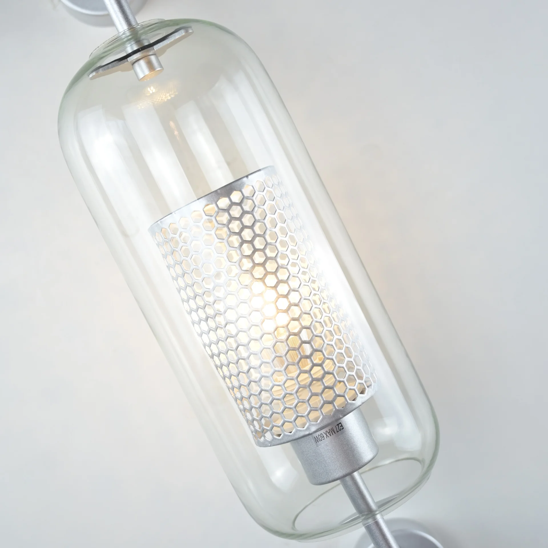 Настенный светильник CATCH WALL cylinder L67 stell - миниатюра 11