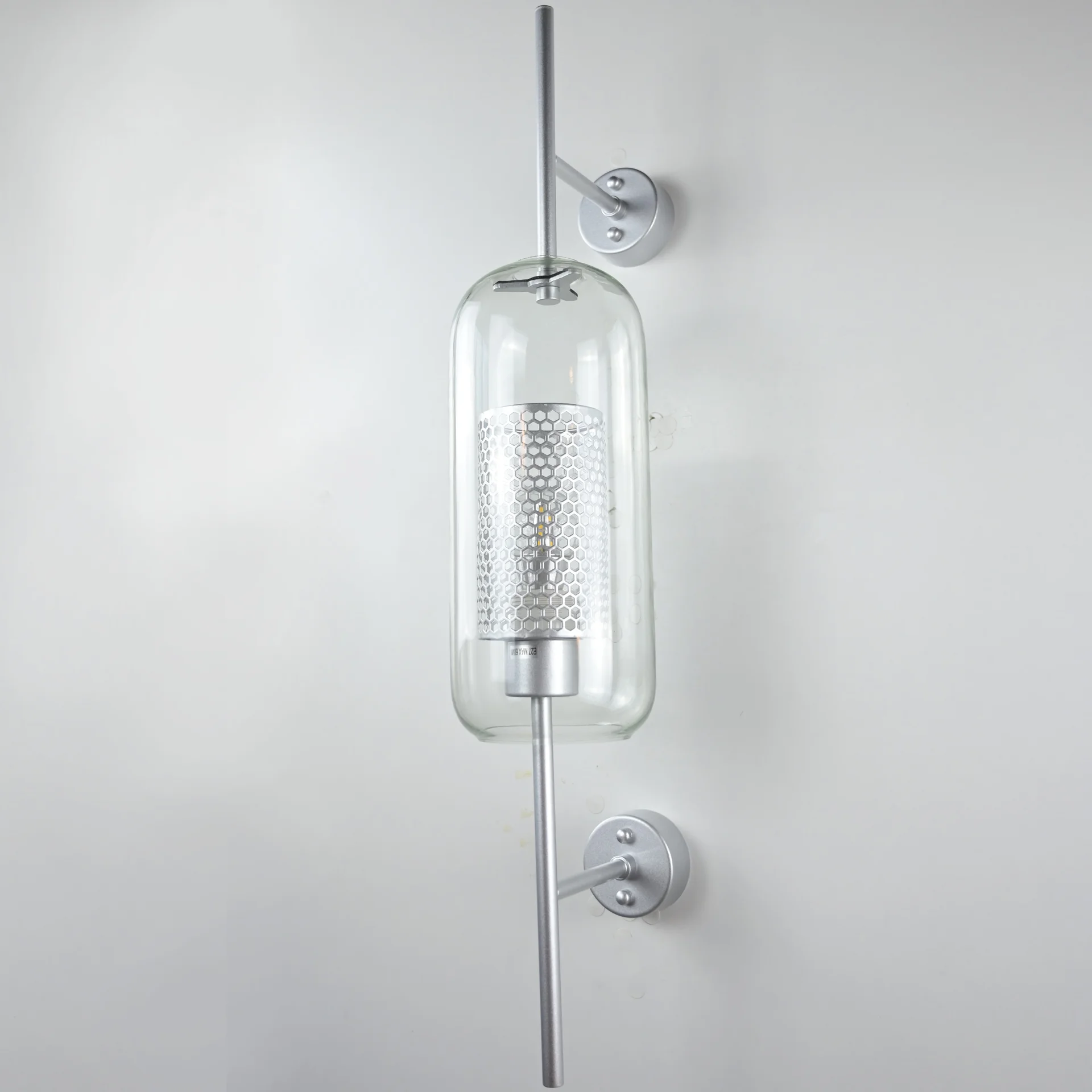 Настенный светильник CATCH WALL cylinder L67 stell - миниатюра 4