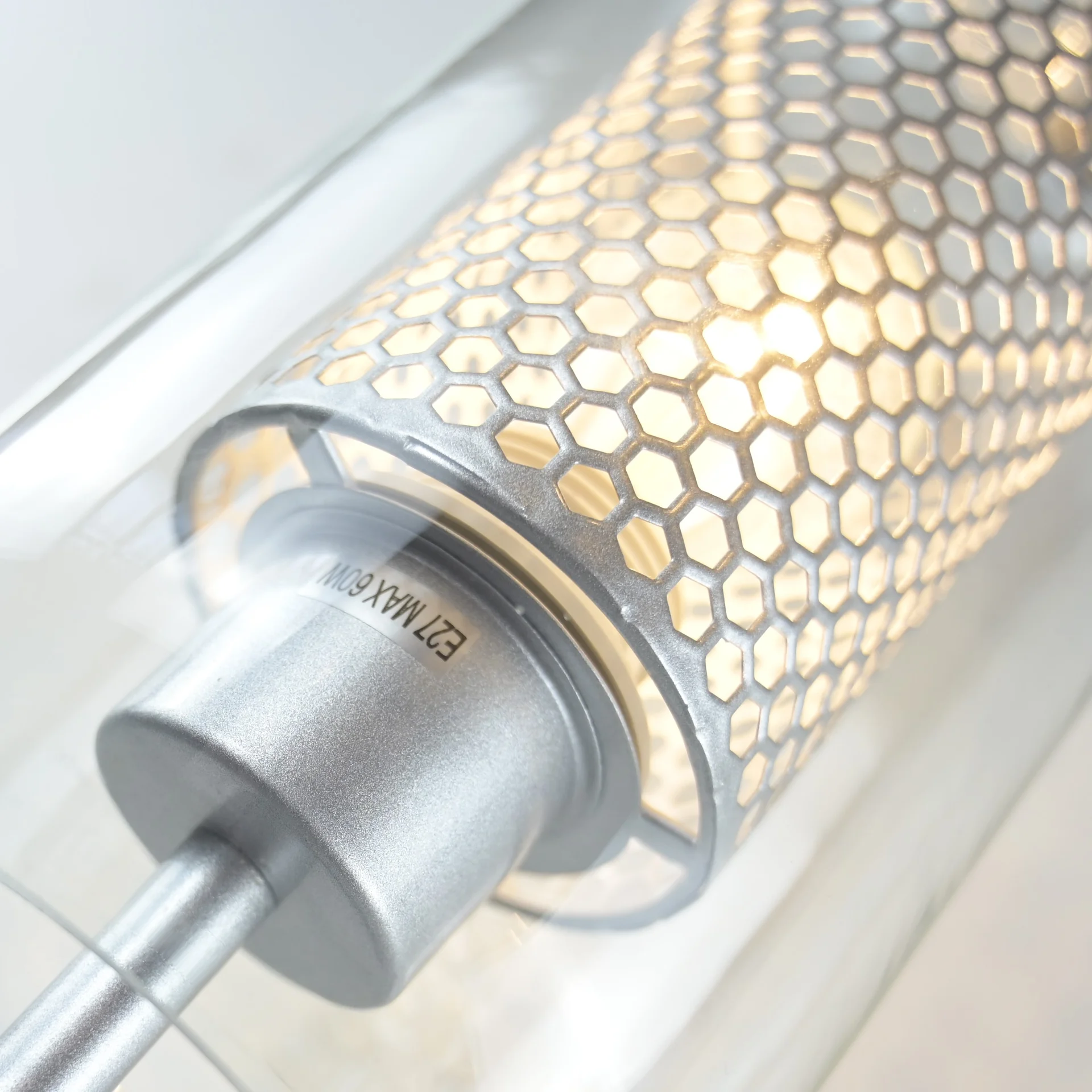 Настенный светильник CATCH WALL cylinder L67 stell - миниатюра 7