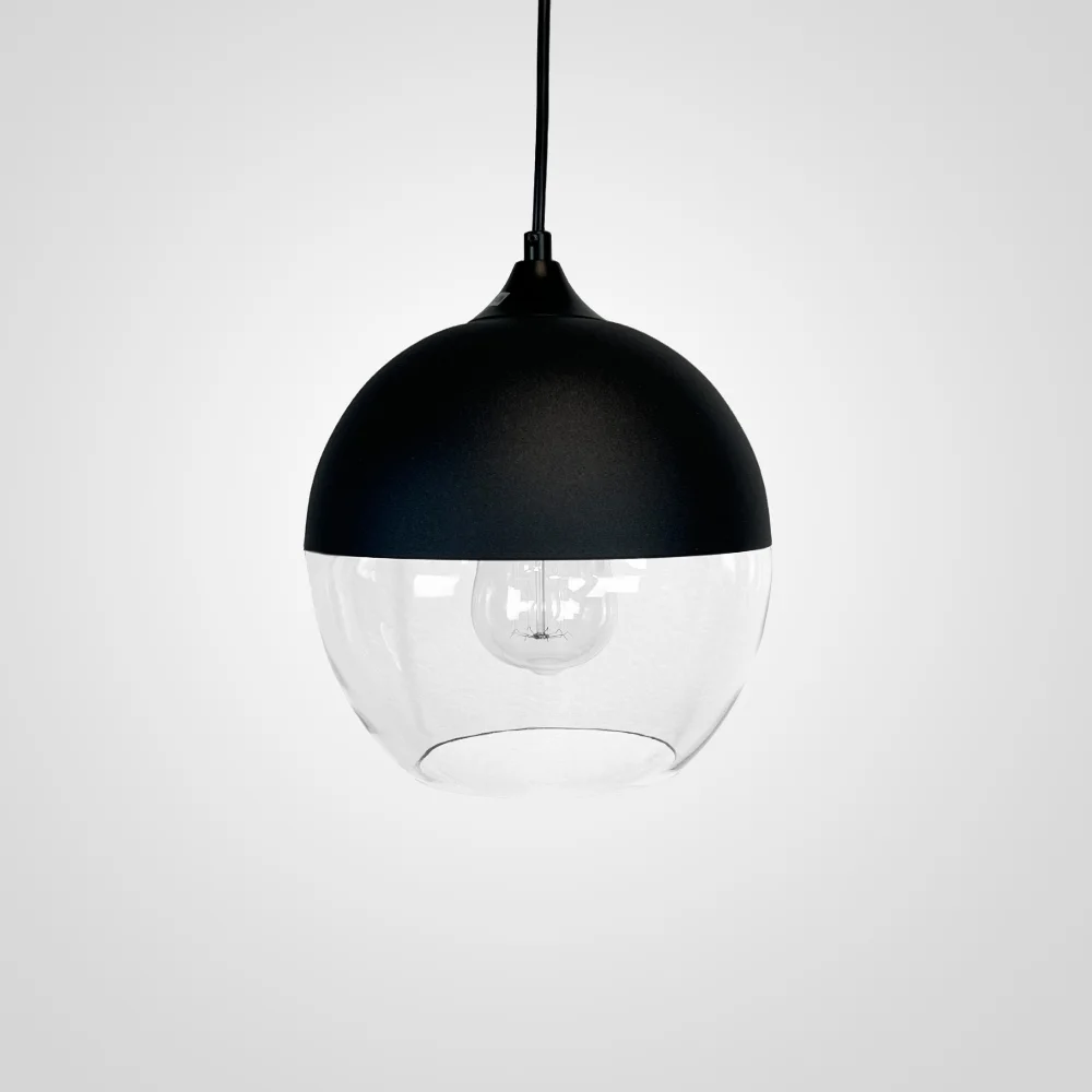 Подвесной светильник NORD C D20 Black/Transparent - миниатюра 2