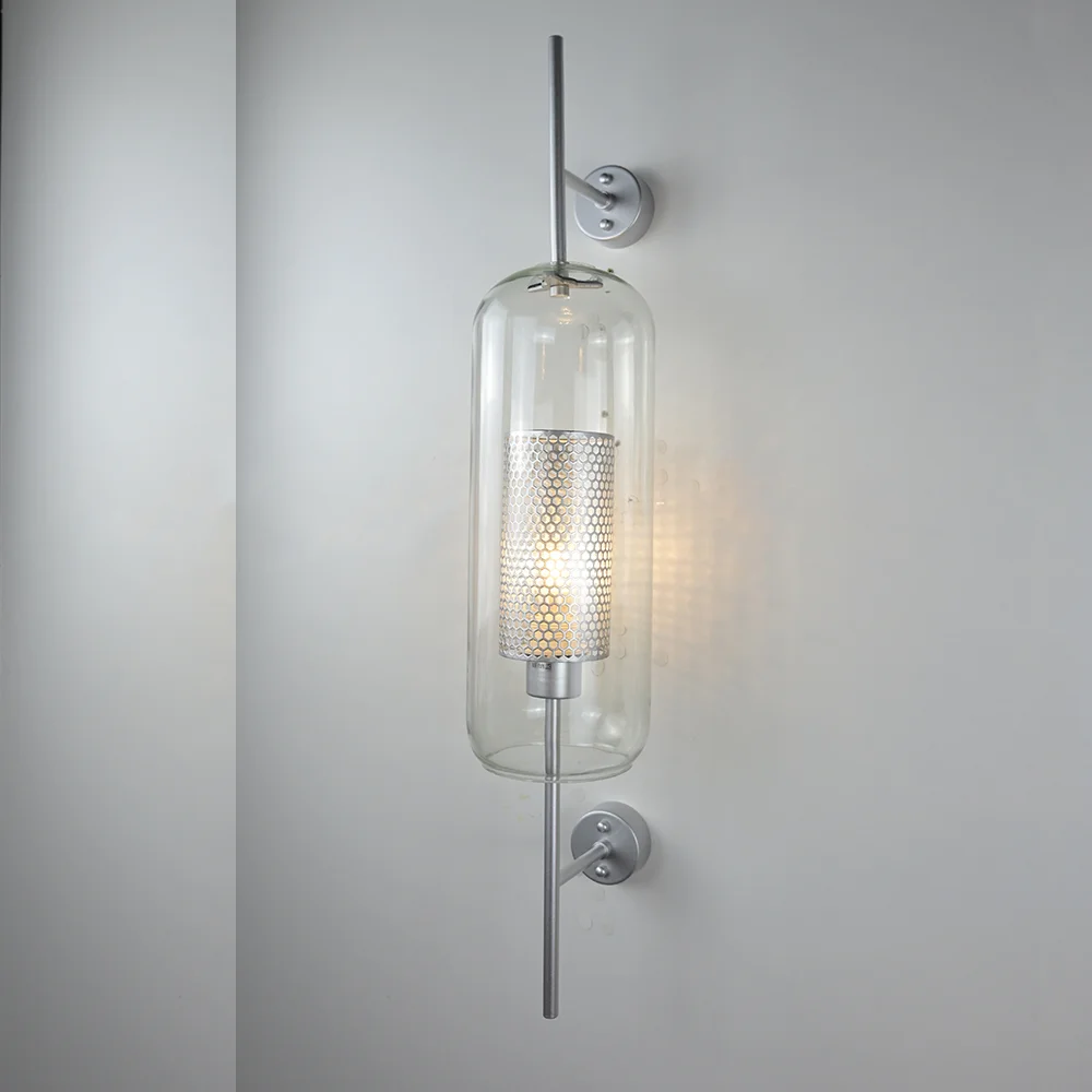 Настенный светильник CATCH WALL cylinder L78 stell - миниатюра 25