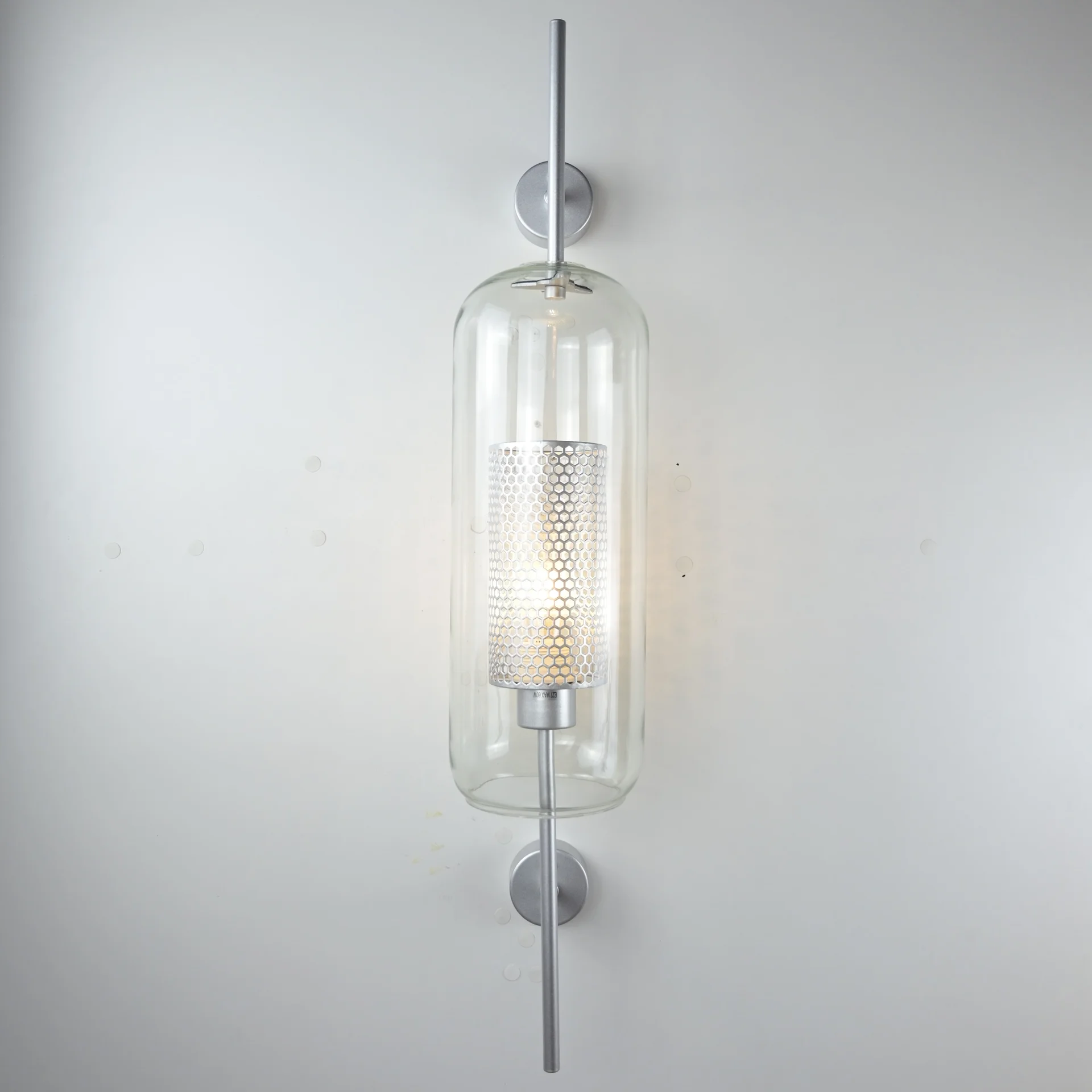 Настенный светильник CATCH WALL cylinder L78 stell - миниатюра 3