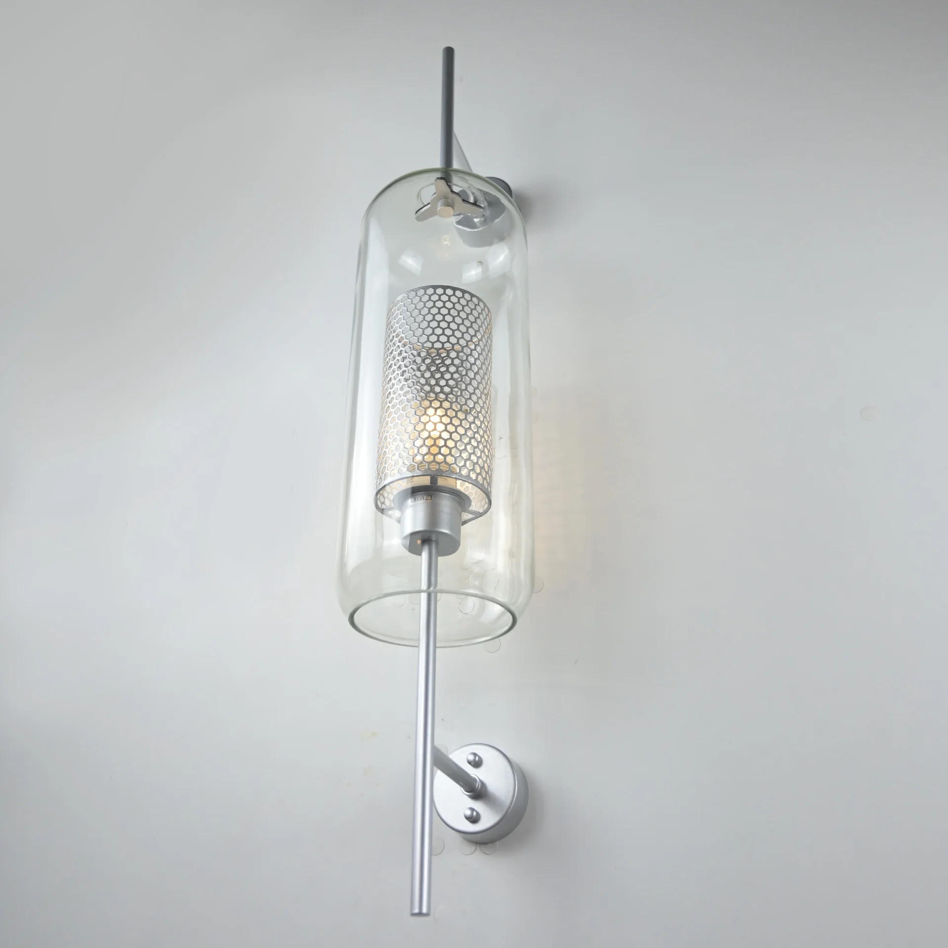 Настенный светильник CATCH WALL cylinder L78 stell - миниатюра 4