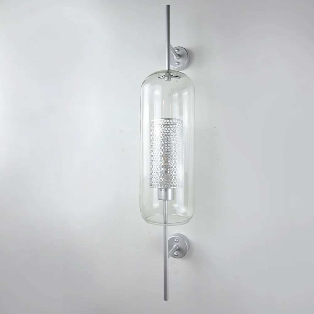 Настенный светильник CATCH WALL cylinder L78 stell - миниатюра 8