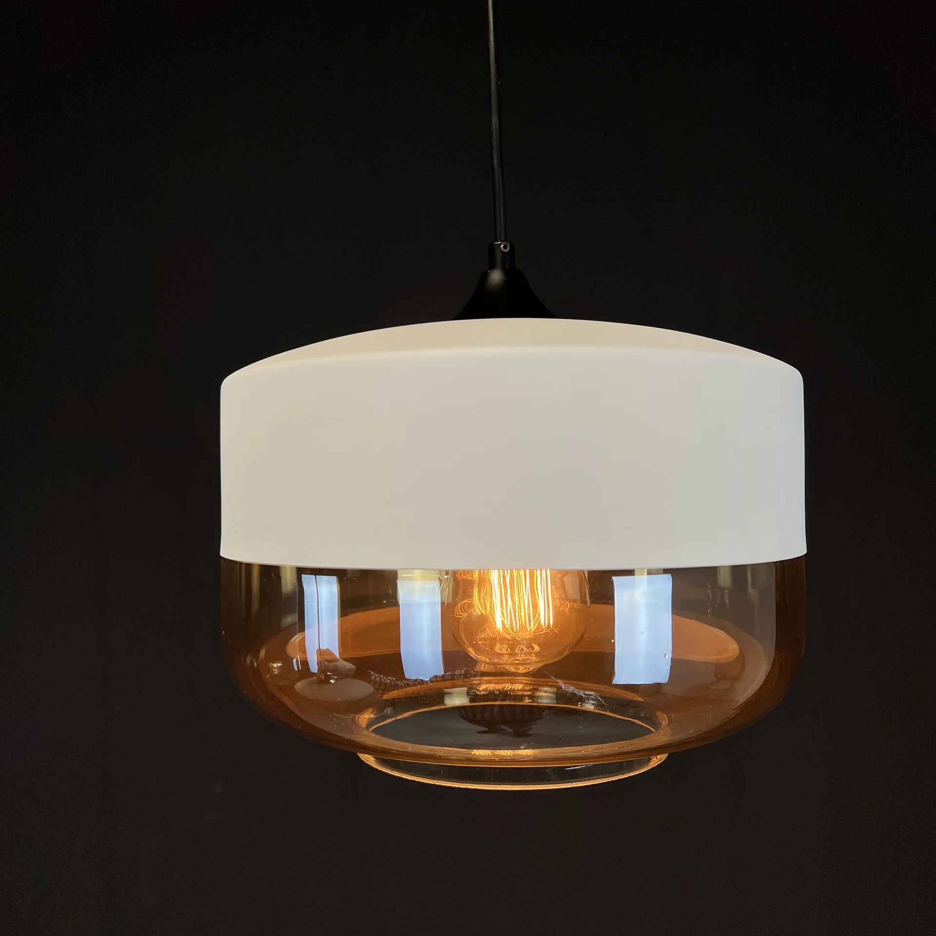 Подвесной светильник NORD D D25 White/Amber - миниатюра 2