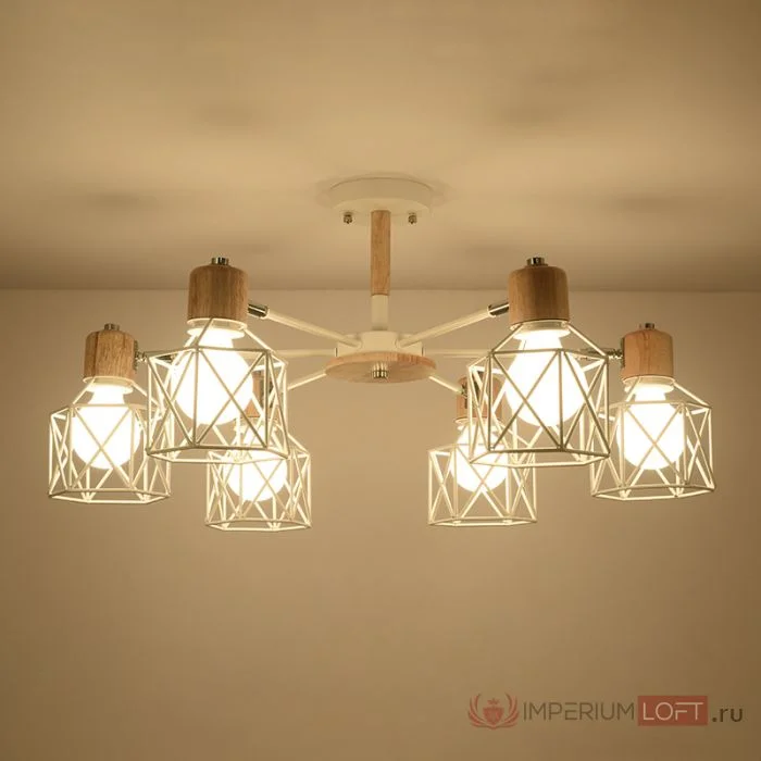 Потолочная люстра CORF B3 Black 8 lamps - миниатюра 14