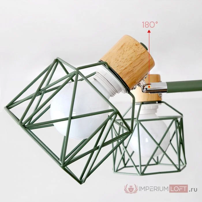 Потолочная люстра CORF B3 Black 8 lamps - миниатюра 15