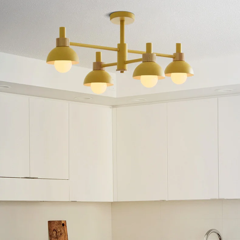 Люстра на штанге FANTA A 8 lights White - миниатюра 4