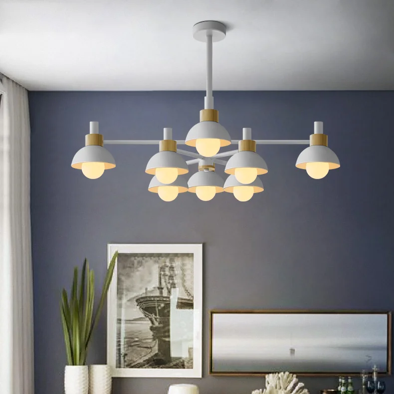 Люстра на штанге FANTA A 4 lights White - миниатюра 7