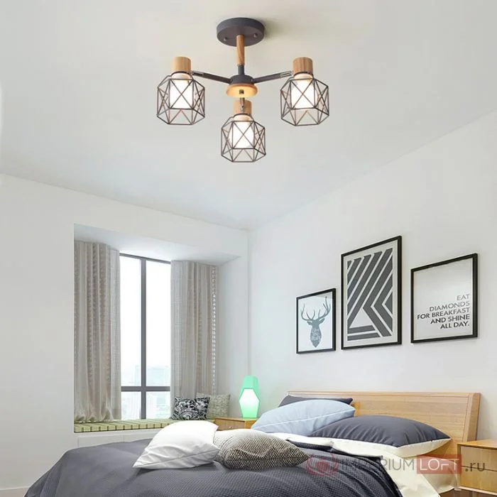 Потолочная люстра CORF B3 White 5 lamps - миниатюра 15