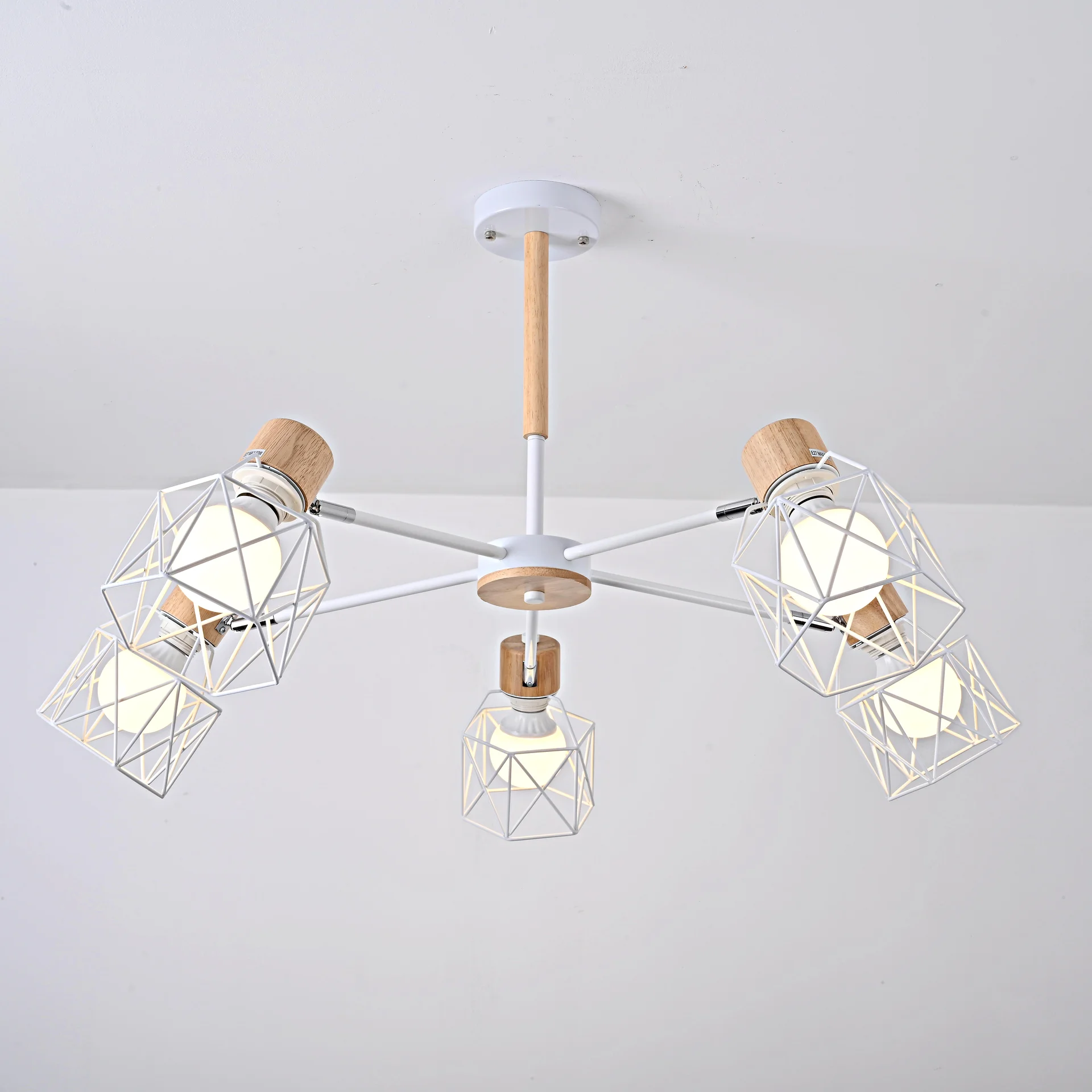 Потолочная люстра CORF B3 White 5 lamps - миниатюра 5