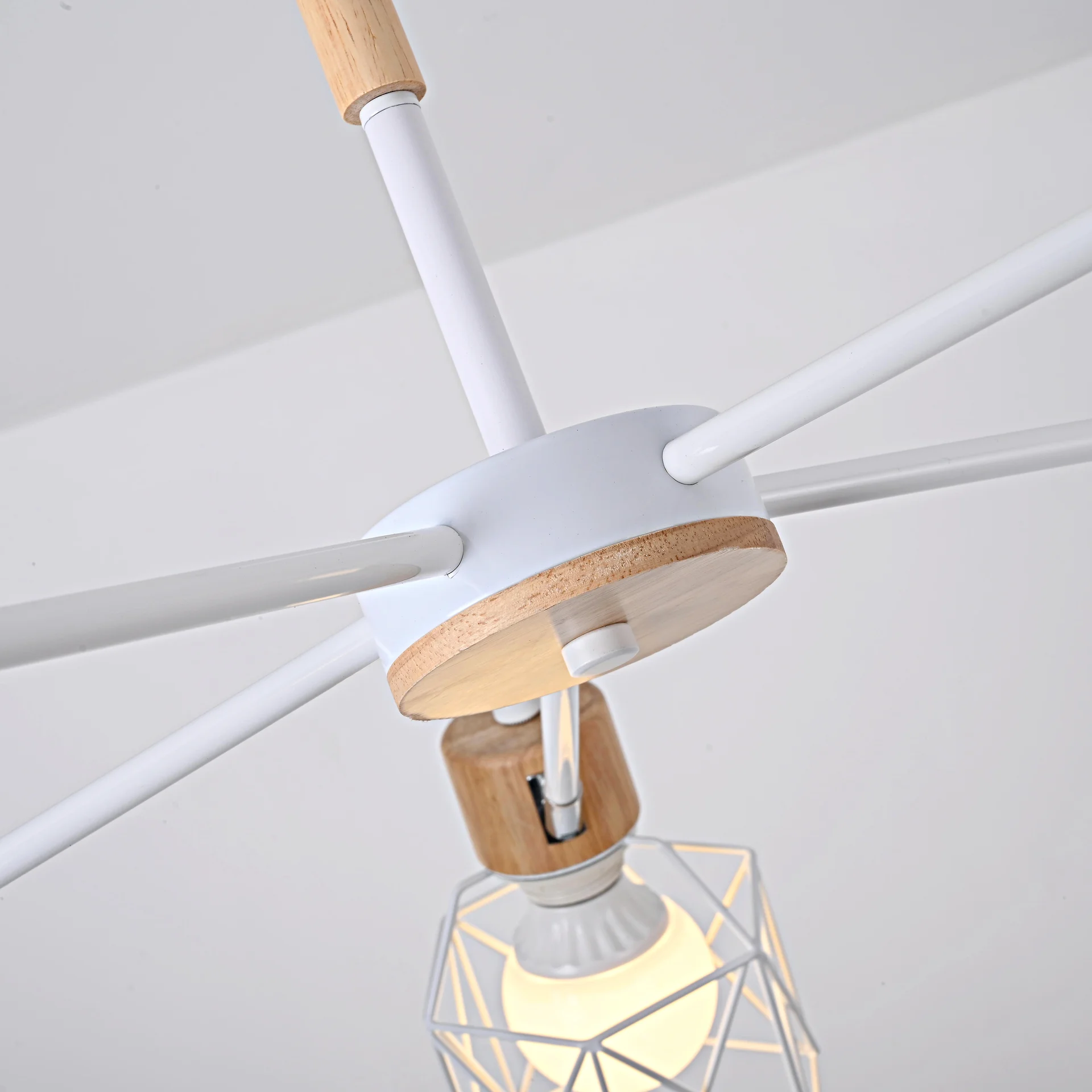 Потолочная люстра CORF B3 White 5 lamps - миниатюра 7