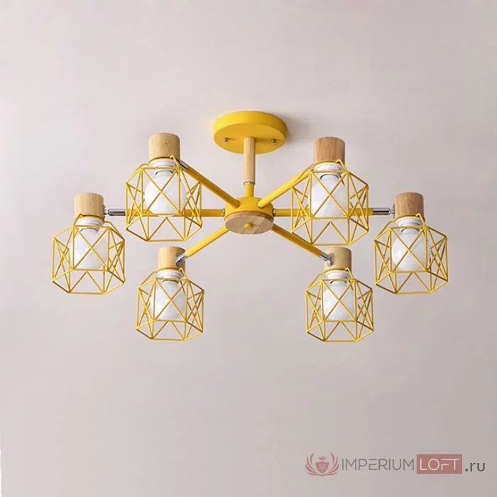 Потолочная люстра CORF B3 White 5 lamps - миниатюра 8