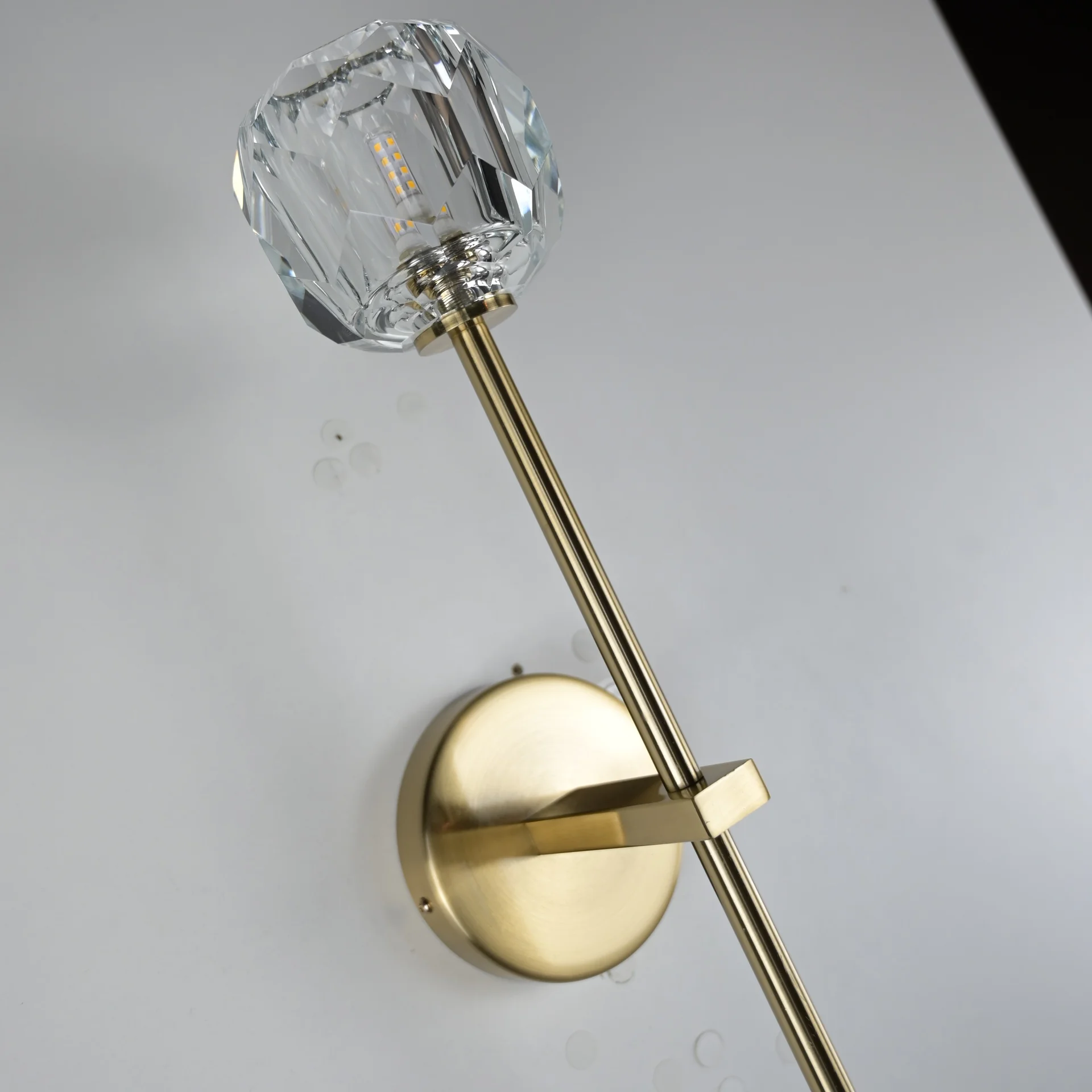Бра Boule de Cristal Long Sconce Brass - миниатюра 4