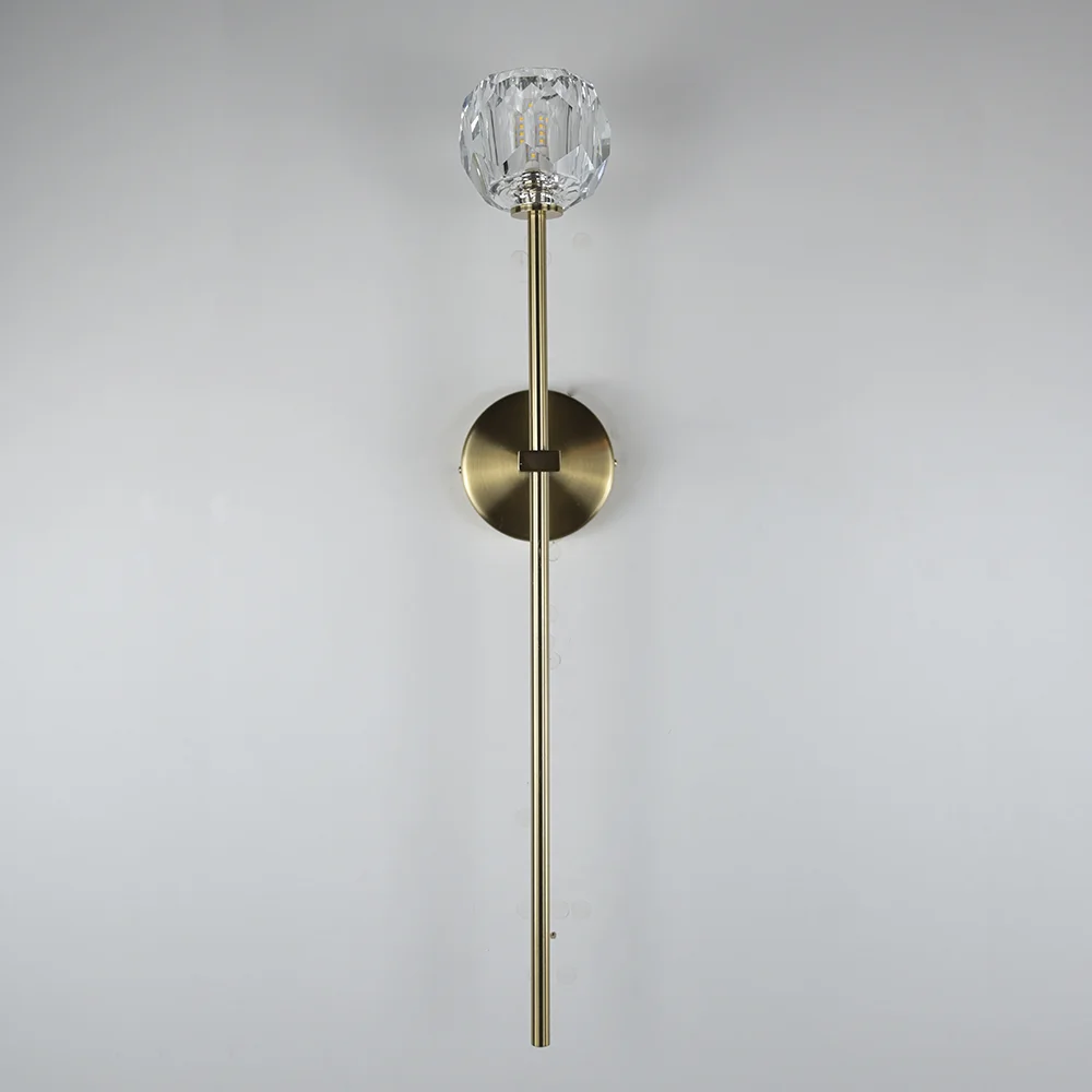 Бра Boule de Cristal Long Sconce Brass - миниатюра 7