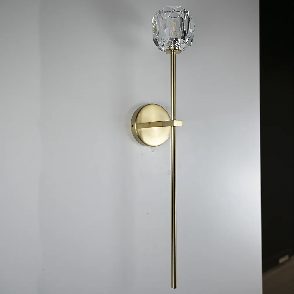 Бра Boule de Cristal Long Sconce Brass - миниатюра 8
