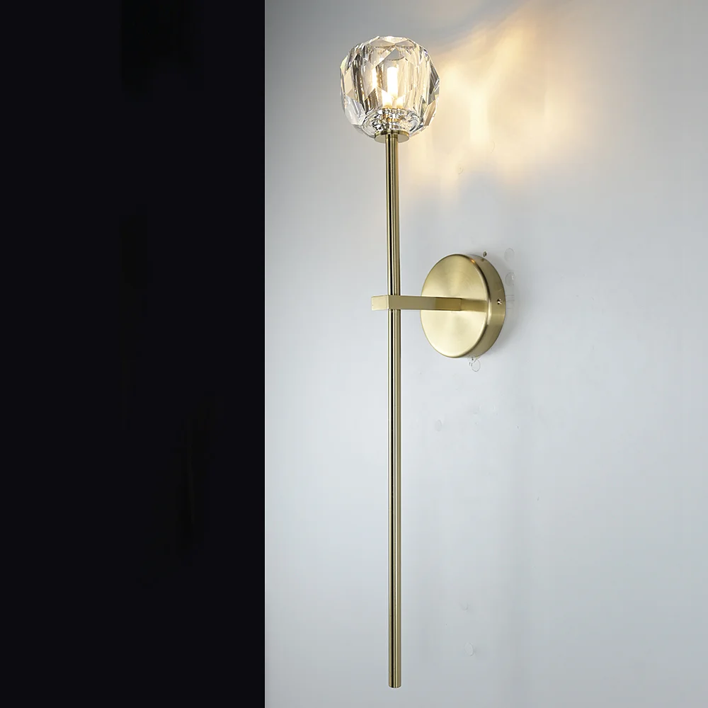 Бра Boule de Cristal Long Sconce Brass - миниатюра 9