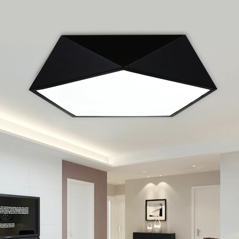 Потолочный светодиодный светильник GEOMETRIC White D40 - миниатюра 8