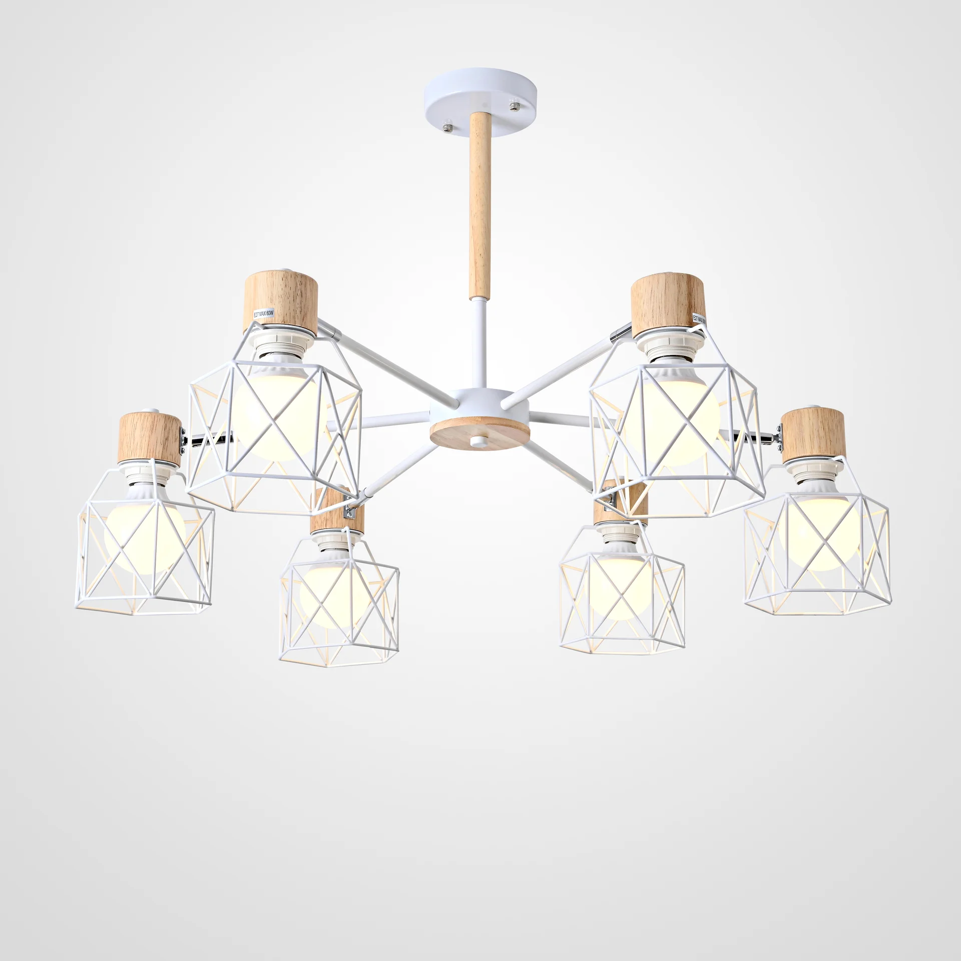 Потолочная люстра CORF B3 White 6 lamps - изображение 1