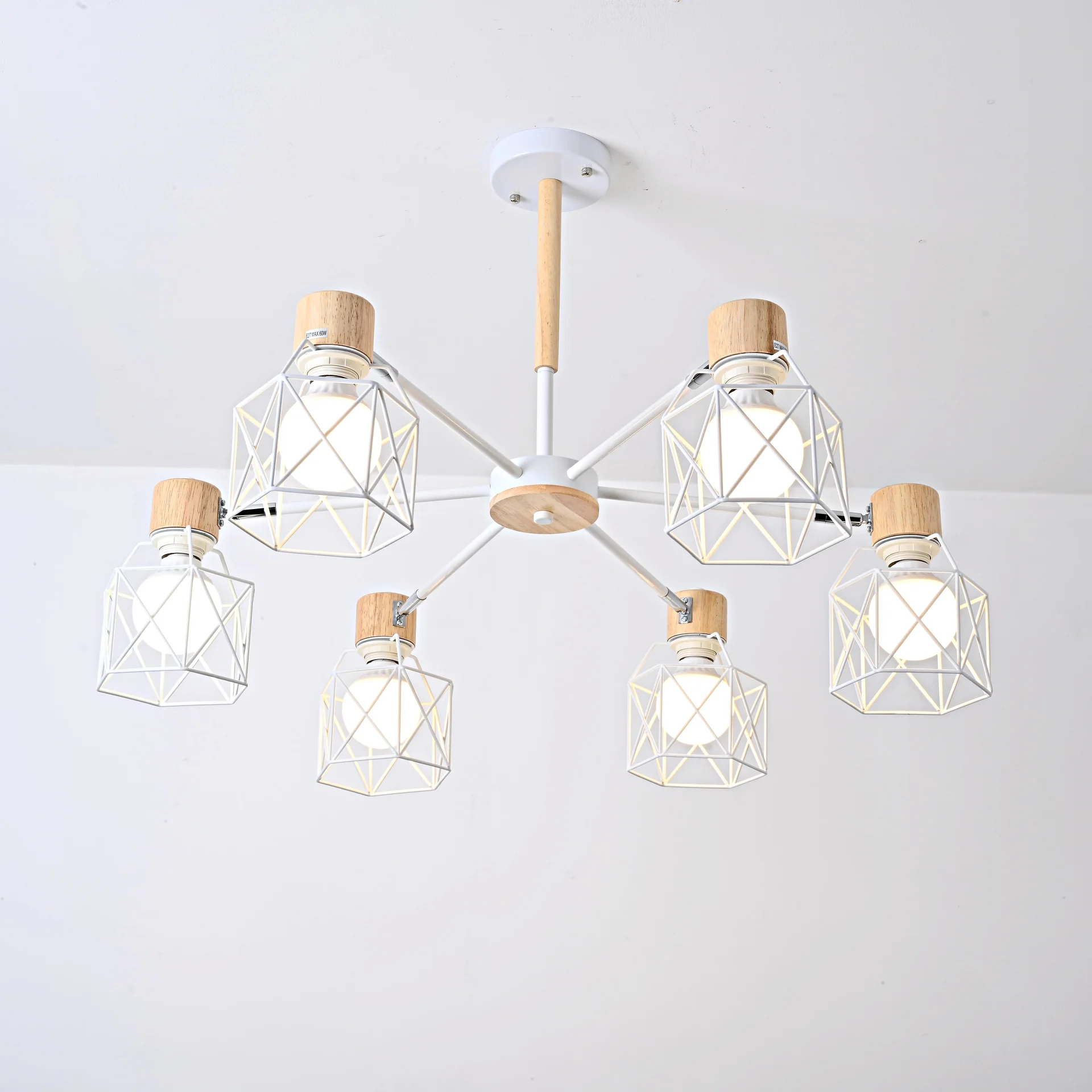 Потолочная люстра CORF B3 White 6 lamps - миниатюра 7