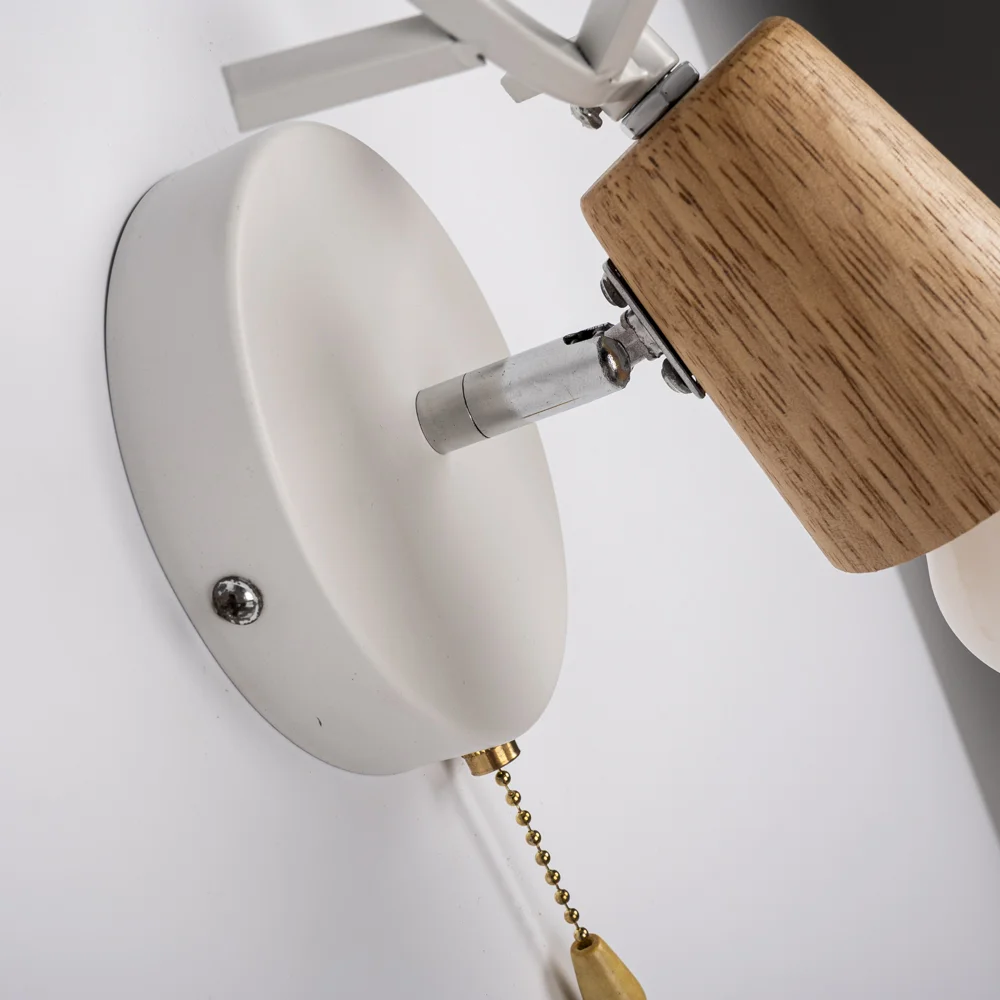 Бра с рожками DEER A SWITCH White/Light wood - миниатюра 12