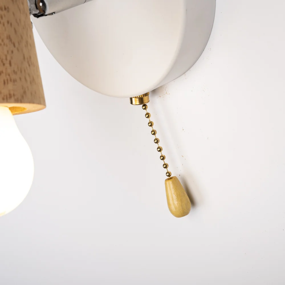 Бра с рожками DEER A SWITCH White/Light wood - миниатюра 8