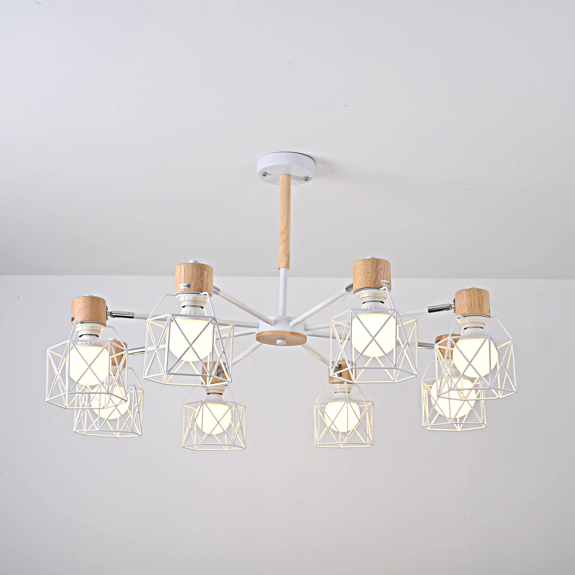 Потолочная люстра CORF B3 White 8 lamps - миниатюра 2