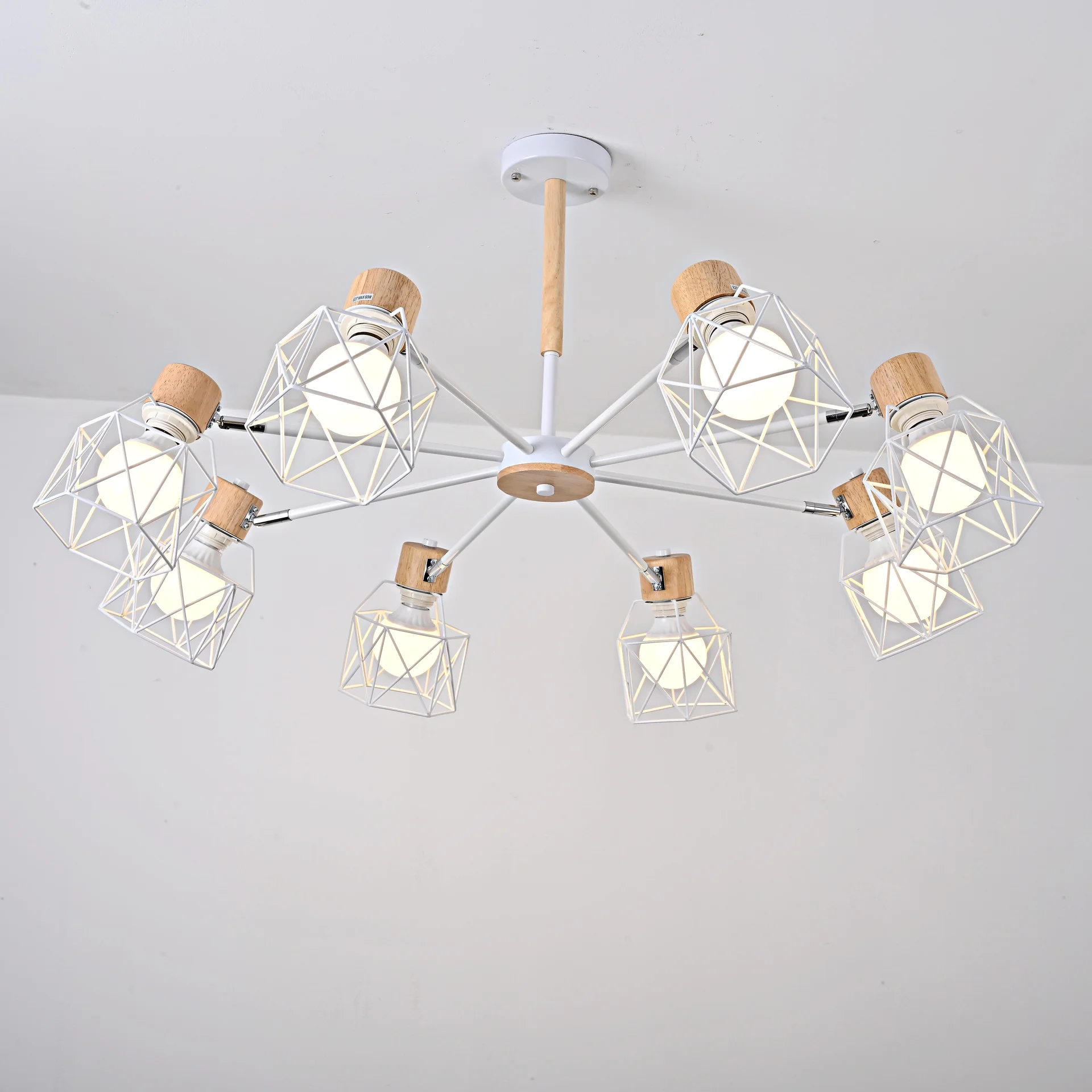 Потолочная люстра CORF B3 White 8 lamps - миниатюра 4